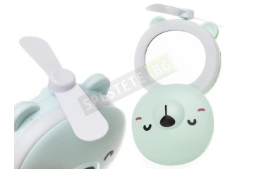 Джобно огледало с осветление и вентилатор-foto2