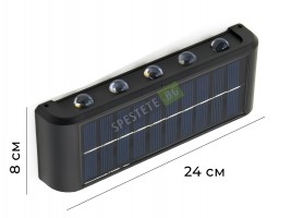 Голяма соларна лампа за стена-foto5