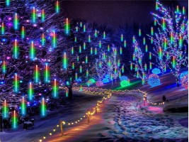 Коледни LED лампички висулки-foto4