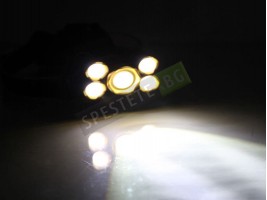 LED Акумулаторен челник с 5 светлини-foto2