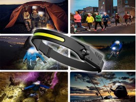 Лентов челник със сензор за движение-foto2