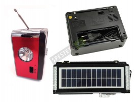 Ретро радио със соларен панел-foto4