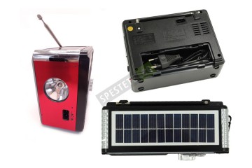 Ретро радио със соларен панел-foto4