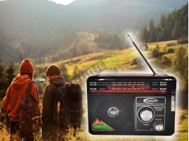 Ретро радио със соларен панел-foto2