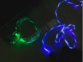 Светещ цветен кабел за зареждане на телефони-foto3