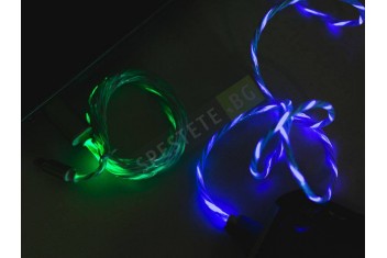 Светещ цветен кабел за зареждане на телефони-foto3