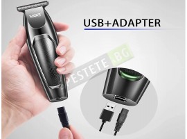 Акумулаторна машинка за подстригване и оформяне-foto2