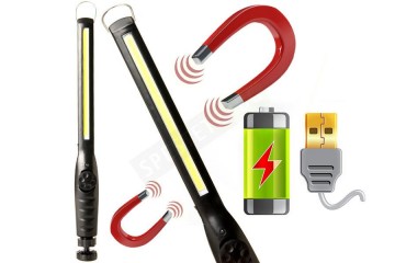 Акумулаторна работна лампа с магнитна стойка-foto2