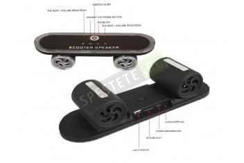 Портативна блутут колонка скейтборд-foto3