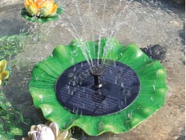 Соларен фонтан водна лилия-foto2