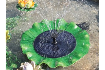 Соларен фонтан водна лилия-foto2