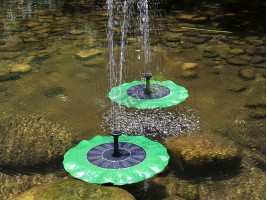 Соларен фонтан водна лилия-foto4