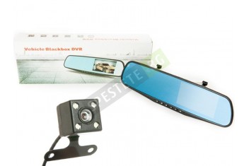 Автомобилно задно огледало с камера-foto4