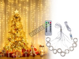 Коледни лампички завеса 3х3 метра Коледни лампички завеса 3х3 метра