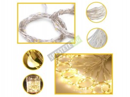 Коледни лампички завеса 3х3 метра-foto5