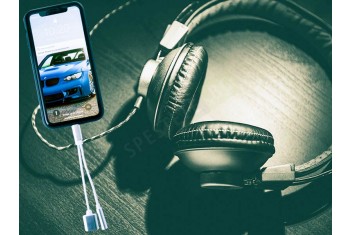 Комбиниран преходник – вход за зарядно и слушалки-foto2