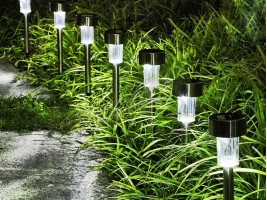 Комплект 10бр. градински соларни лампи-foto2