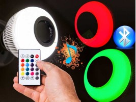 LED крушка с bluetooth колонка-foto2