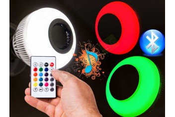 LED крушка с bluetooth колонка-foto2