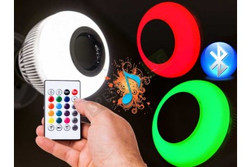 LED крушка с bluetooth колонка-foto2