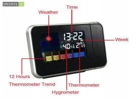 Проектиращ часовник COLOR SCREEN CALENDAR-foto3