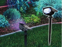 Соларен LED прожектор с 4 цвята-foto3