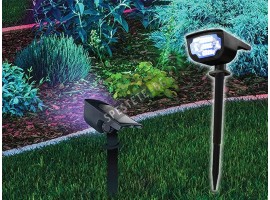 Соларен LED прожектор с 4 цвята-foto3