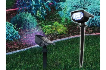 Соларен LED прожектор с 4 цвята-foto3