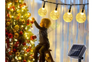 Соларни кристални коледни лампички-foto2