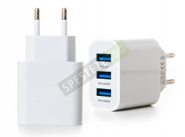 Адаптер за контакт с 3бр. USB-foto3