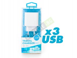 Адаптер за контакт с 3бр. USB-foto2