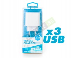 Адаптер за контакт с 3бр. USB-foto2