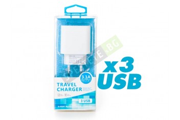 Адаптер за контакт с 3бр. USB-foto2
