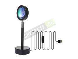 Лампа прожектор на залез-foto5