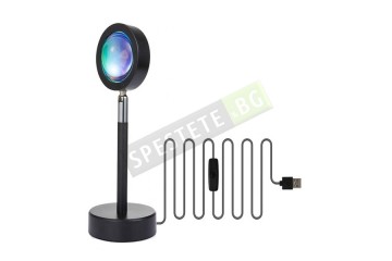 Лампа прожектор на залез-foto5