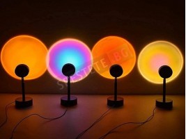 Лампа прожектор на залез-foto4