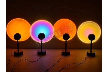 Лампа прожектор на залез-foto4