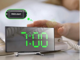 Огледален LED цифров часовник-foto7