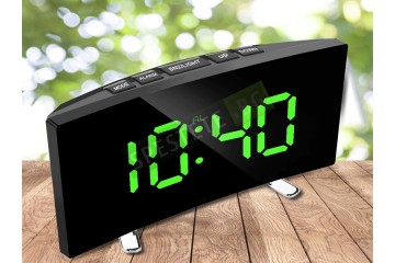 Огледален LED цифров часовник-foto6