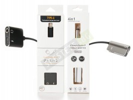 Преходник 2в1 за зареждане и слушане на музика-foto2