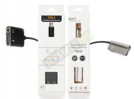 Преходник 2в1 за зареждане и слушане на музика-foto2