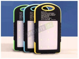 Соларно преносимо зарядно с прожектор 6000mAh-foto4