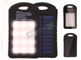 Соларно преносимо зарядно с прожектор 6000mAh-foto3