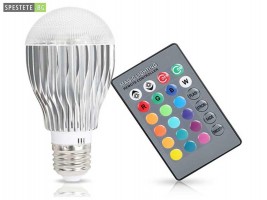 Цветна LED лампа с дистанционно управление-foto3