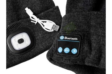 Зимна шапка с bluetooth слушалки-foto2