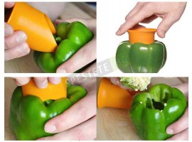 Пластмасова изтърбушвачка на чушки-foto3