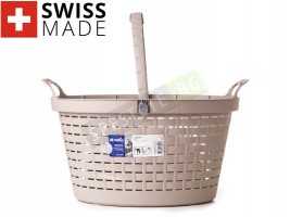 Плетена кошница с удобни дръжки 18Л-foto3