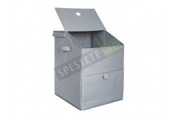 Текстилна кутия с 2 отделения-foto3