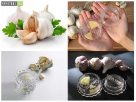 Многофункционална изтисквачка-трошачка за чесън Garlic Twist-foto2