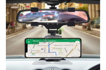 Поставка за телефон върху огледалото за обратно виждане-foto2